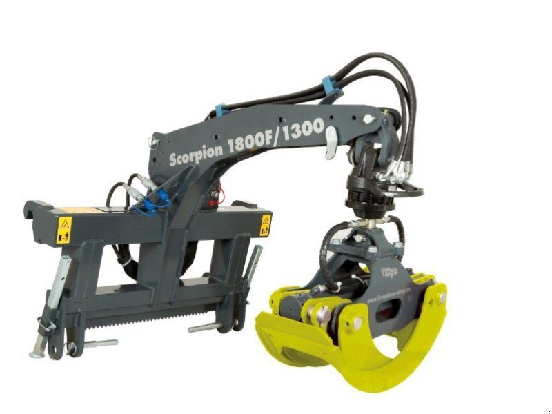 Uniforest Rückezange Scorpion 1300 F-R / 1300F-R Front+Heck-Anbau