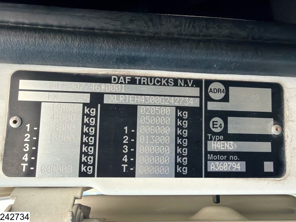 DAF XF 480 EURO 6, ACC, Standairco