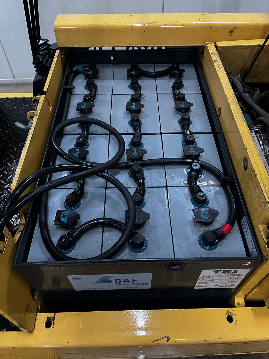 HYSTER A1.50XL Elec Heftruck met Triplomast (5.32M) en Sideshift