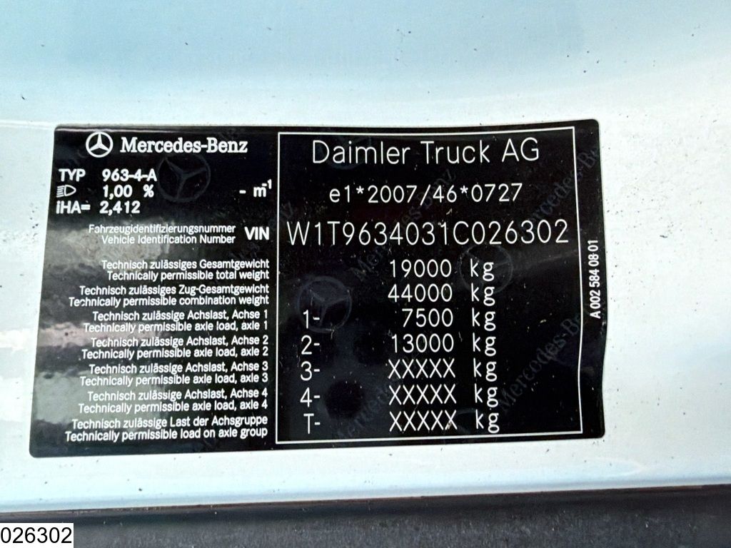 Mercedes Actros 1845 EURO 6d