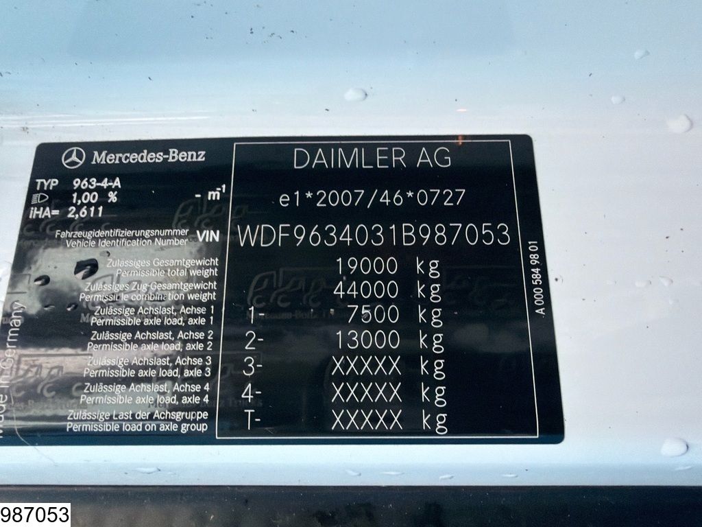 Mercedes Actros 1843 EURO 6, Standairco