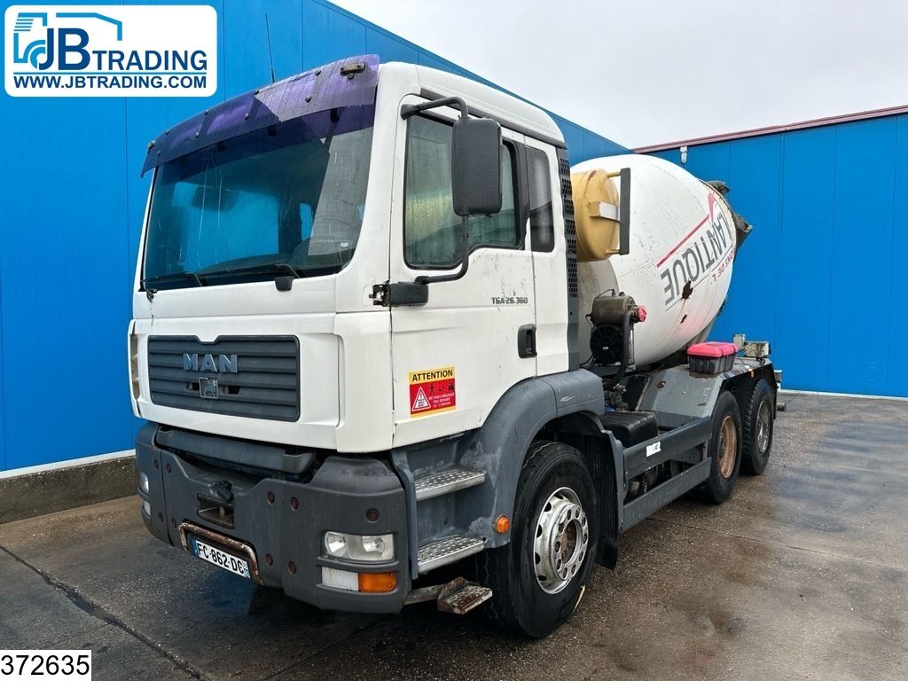 MAN TGA 26 360 6x4, Manual transmission, Leaf spring suspension