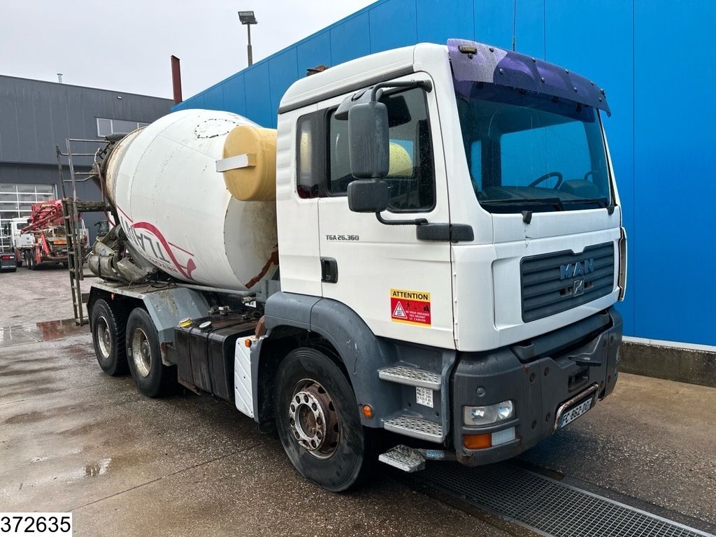 MAN TGA 26 360 6x4, Manual transmission, Leaf spring suspension