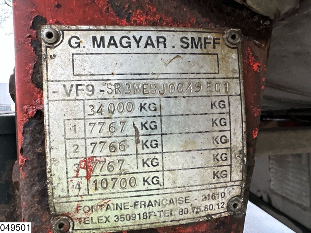 Magyar Chemie 31000 Liter, 4 Comp.