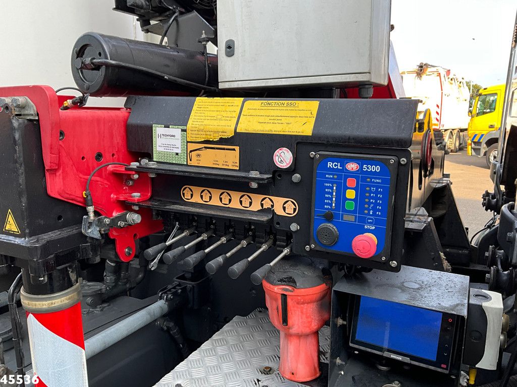 Scania P 340 Euro 6 CNG HMF 25 Tonmeter laadkraan