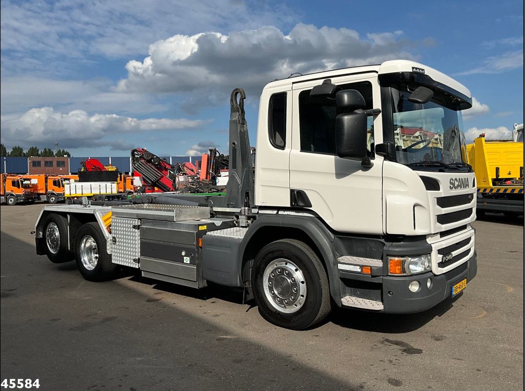 Scania P 340 Euro 6 CNG 21 Ton haakarmsysteem Just 140.611 km!