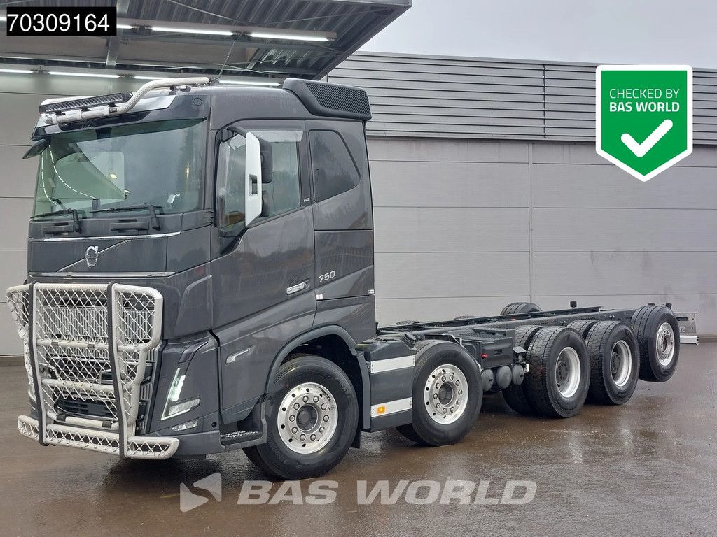 Volvo FH FH16 750 10X4 Full Air suspension 10x4 chassis Lift+steering Axle VEB+ Euro 6