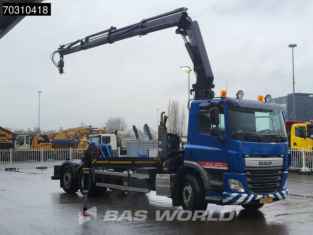 DAF CF 330 6X2 VDL 20-6200 Palfinger PK 22002-EH Kran Crane Lift+steering Axle Euro 6