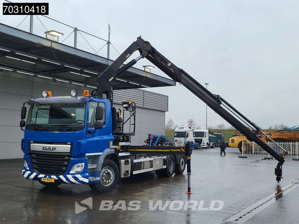 DAF CF 330 6X2 VDL 20-6200 Palfinger PK 22002-EH Kran Crane Lift+steering Axle Euro 6