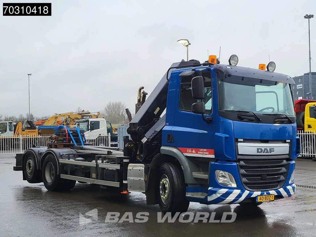 DAF CF 330 6X2 VDL 20-6200 Palfinger PK 22002-EH Kran Crane Lift+steering Axle Euro 6