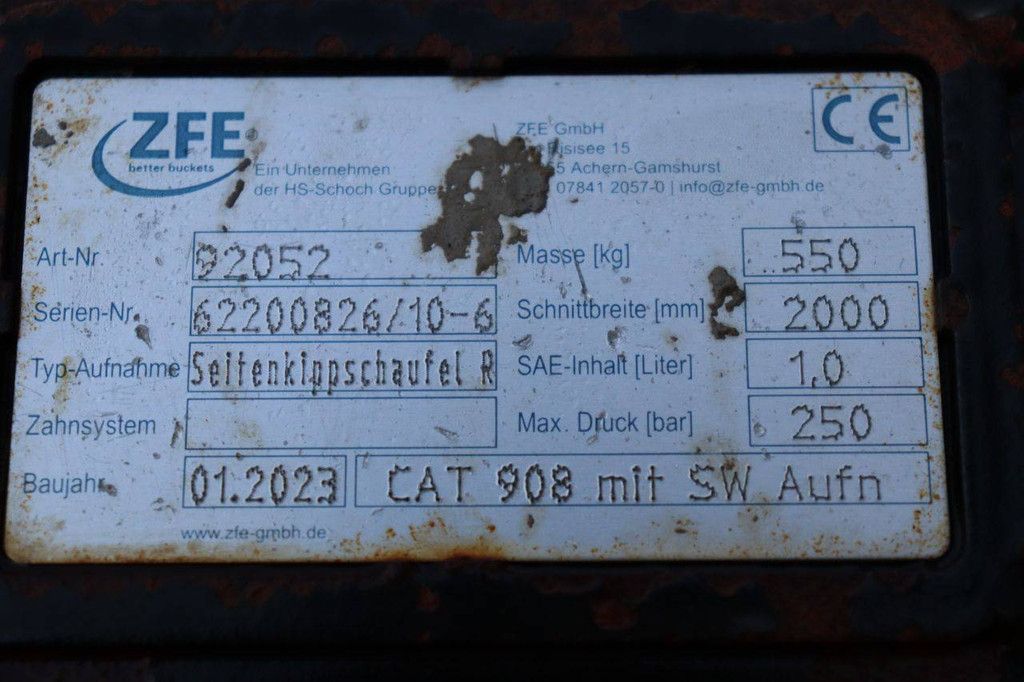 Wiellader Caterpillar 908 Diesel 55.4kW 2023