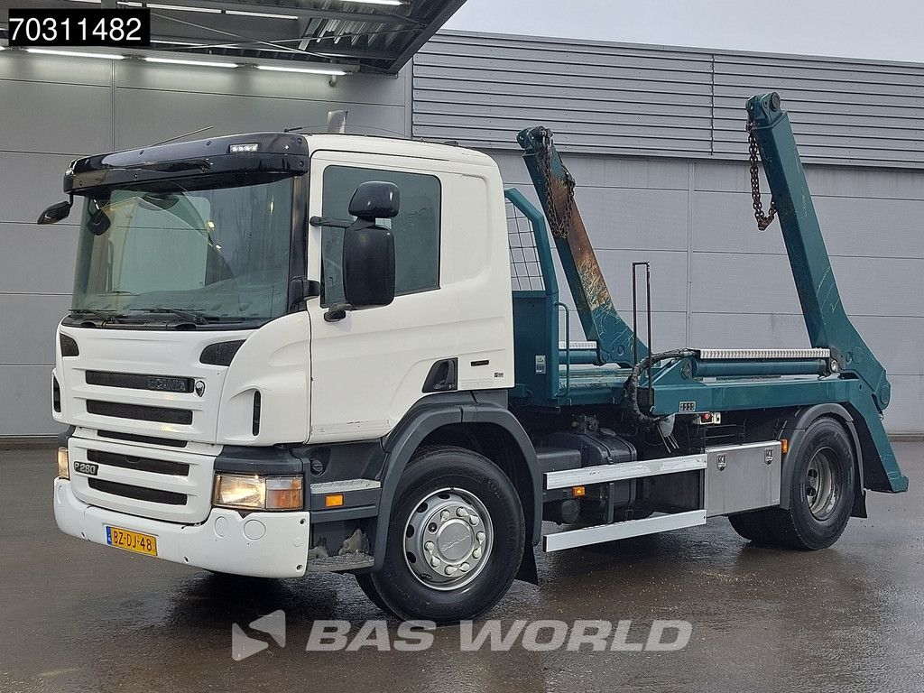 Scania P280 4X2 NL-Truck 14 tons HIAB SLT142 Skiploader Automatic Euro 5
