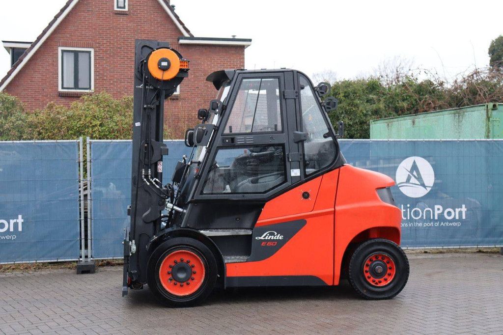 Forklift Linde E60-01 Electric 6000kg 7.5m 2017