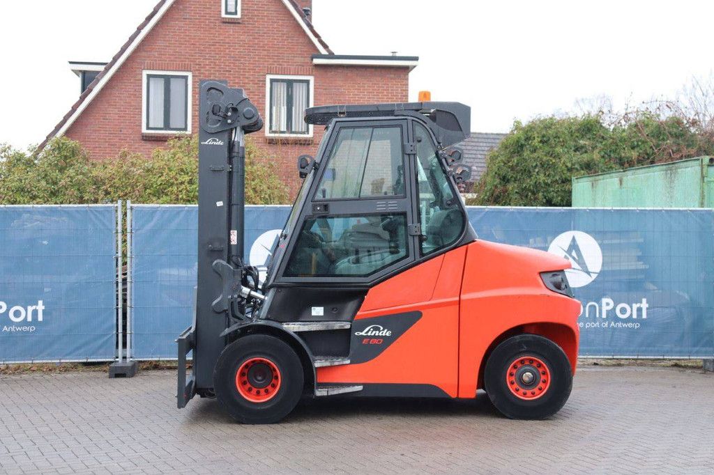 Forklift Linde E80-01/900 Electric 8000kg 7m 2018