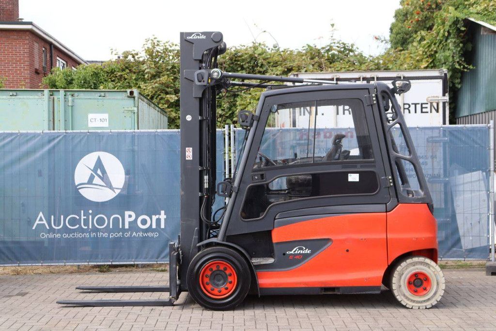 Forklift Linde E40HL-01/600 Electric 4000kg 6.2m 2017