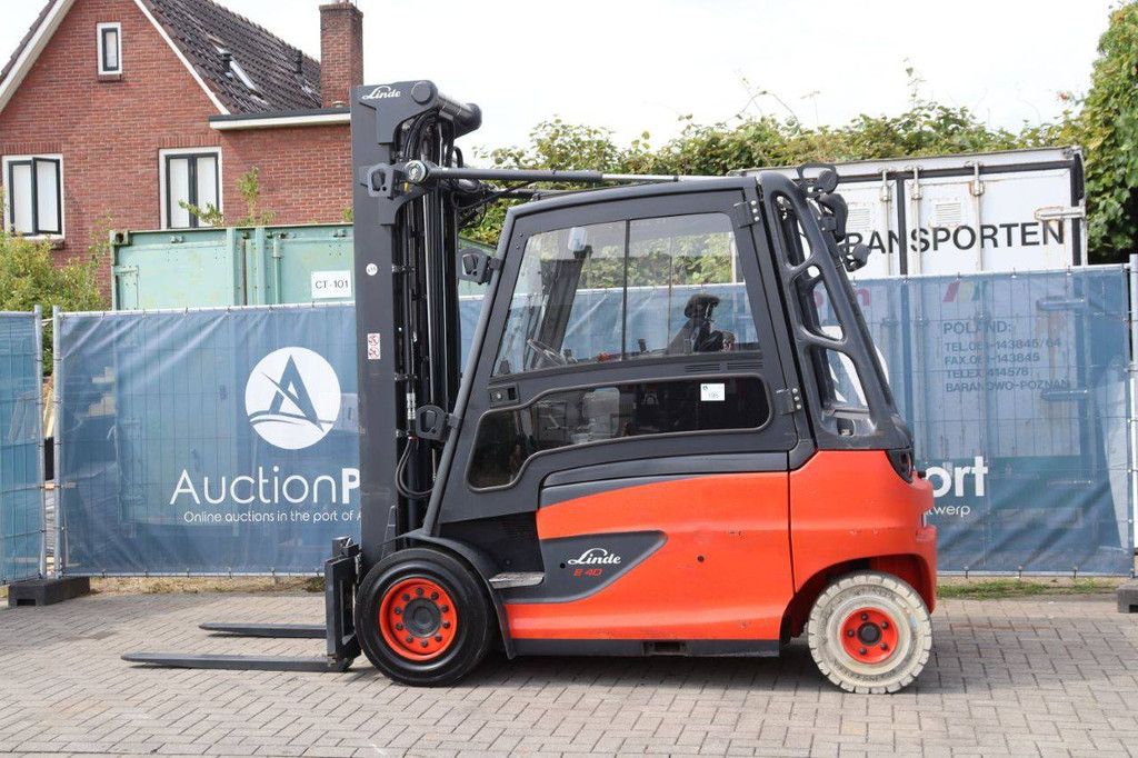 Forklift Linde E40HL-01/600 Electric 4000kg 6.2m 2017