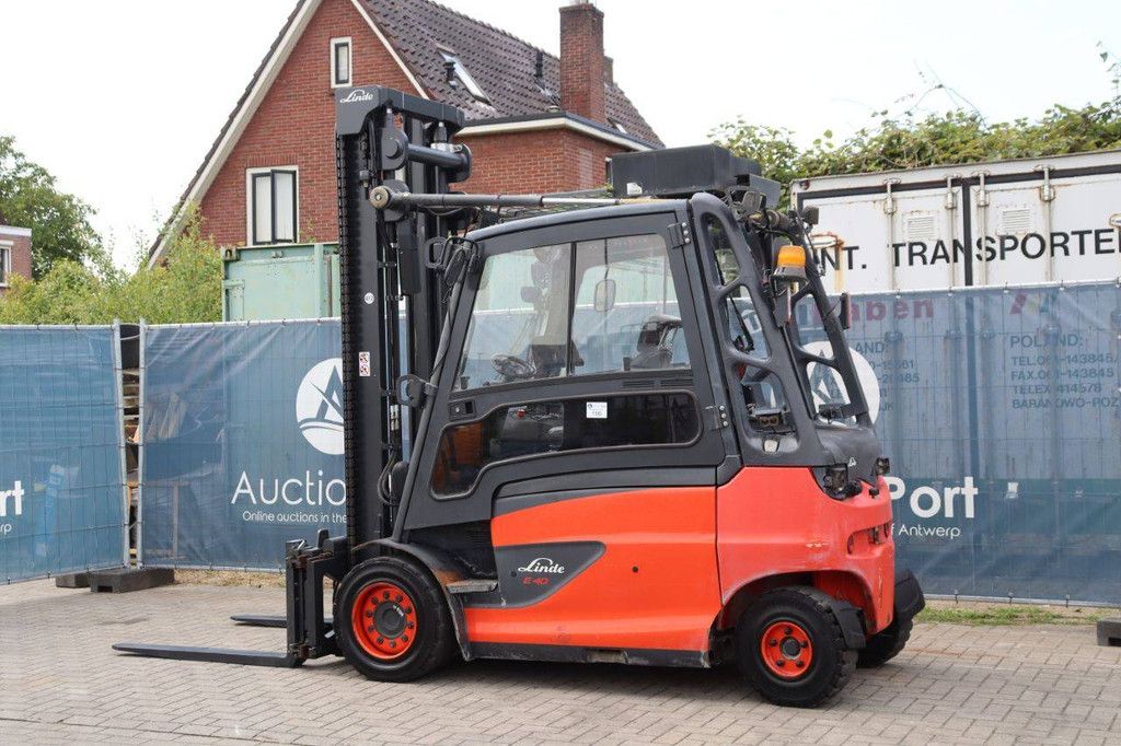 Forklift Linde E40HL-01/600 Electric 4000kg 6.01m 2017