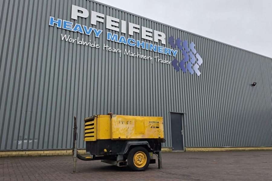 Atlas Copco XAS66 As-Is, Diesel, Volume flow: &plusmn; 3,4 – 3,7 m³/m