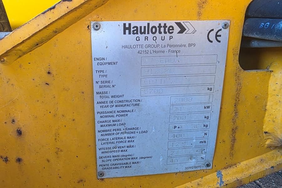 Haulotte H12SXL As-Is, Diesel, 4x4 Drive, 12m Working Heigh