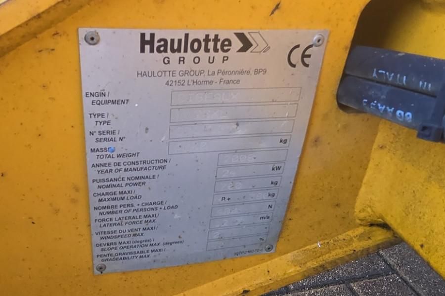 Haulotte H12SXL As-Is, Diesel, 4x4 Drive, 12m Working Heigh