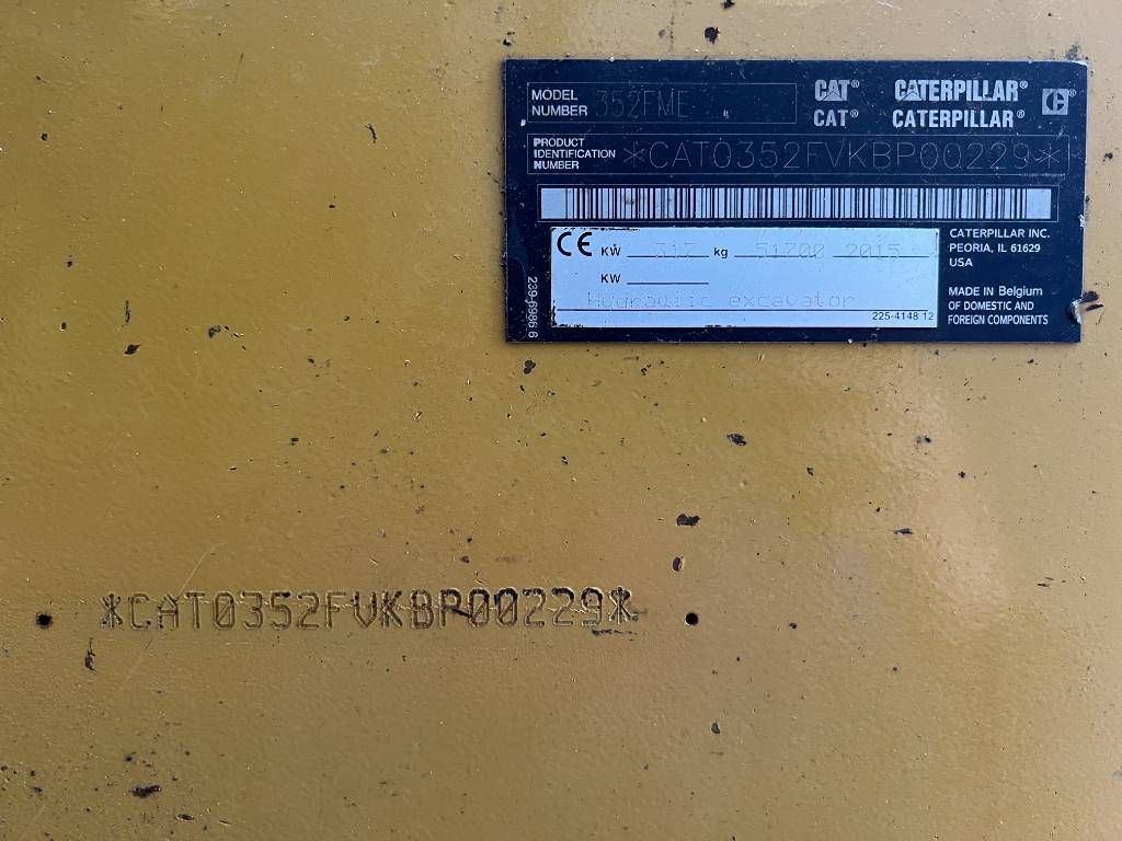 CAT 352FL ME