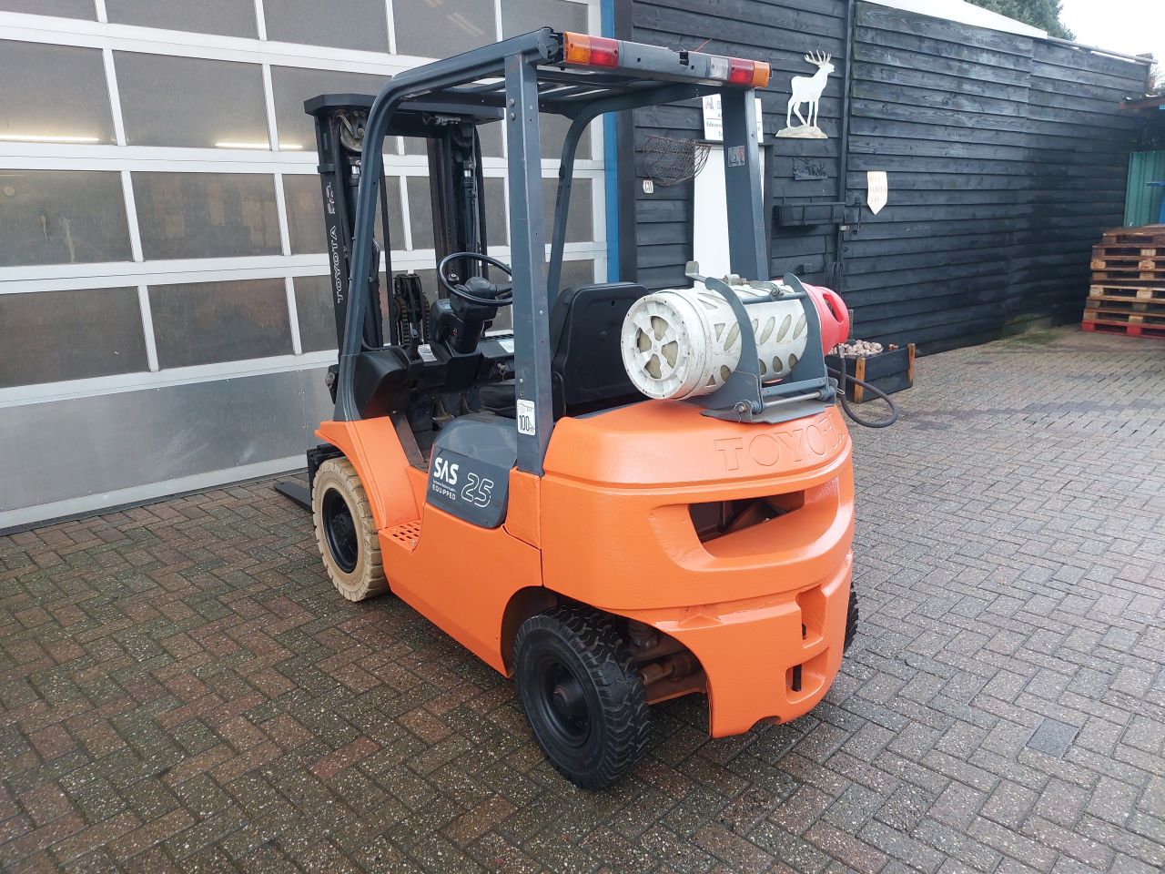 Toyota 42-7FGF25 3 delige mast sideshift