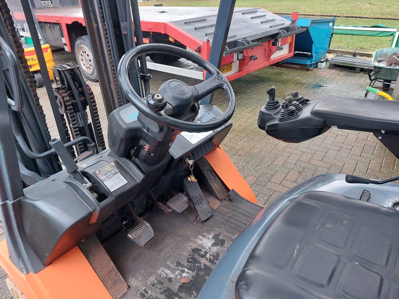 Toyota 42-7FGF25 3 delige mast sideshift