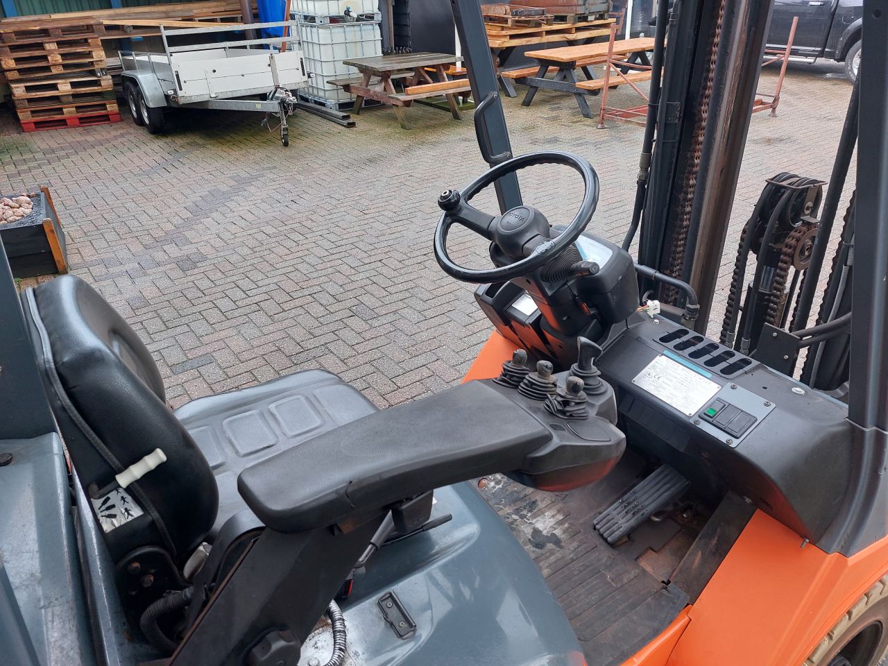 Toyota 42-7FGF25 3 delige mast sideshift