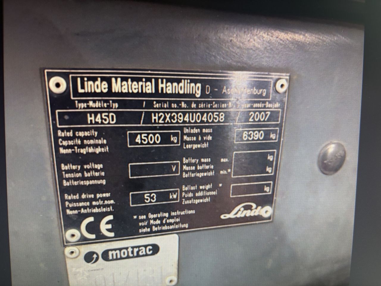 Linde E25L-01-387