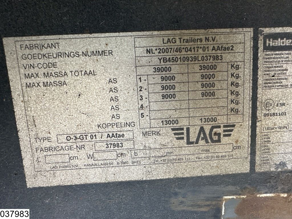LAG Tautliner drum brakes