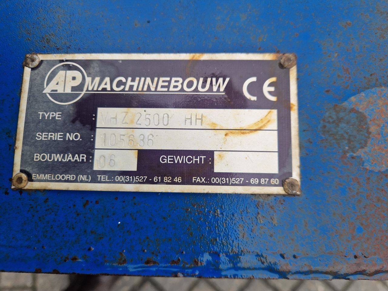 AP Rolbezem VHZ2500HH