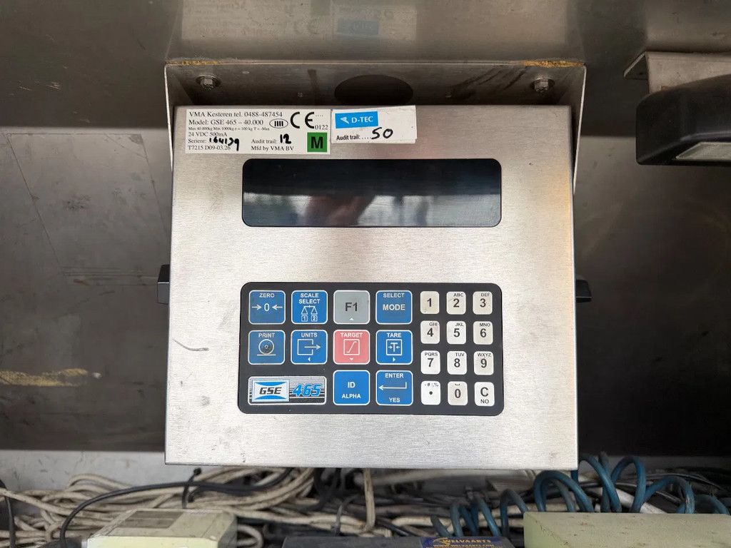 D-TEC 36m3 RVS Mestoplegger Geijkte weging VMA Bemonstering