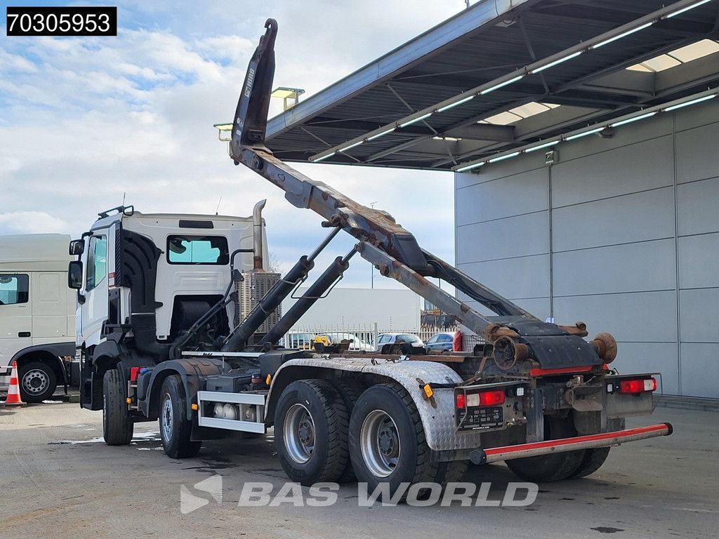 Renault C 460 8X4 21tons HIAB XR21Z61 Containersystem Big-Axle Automatic Euro 6