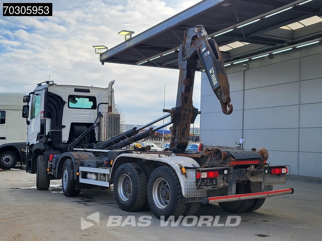 Renault C 460 8X4 21tons HIAB XR21Z61 Containersystem Big-Axle Automatic Euro 6