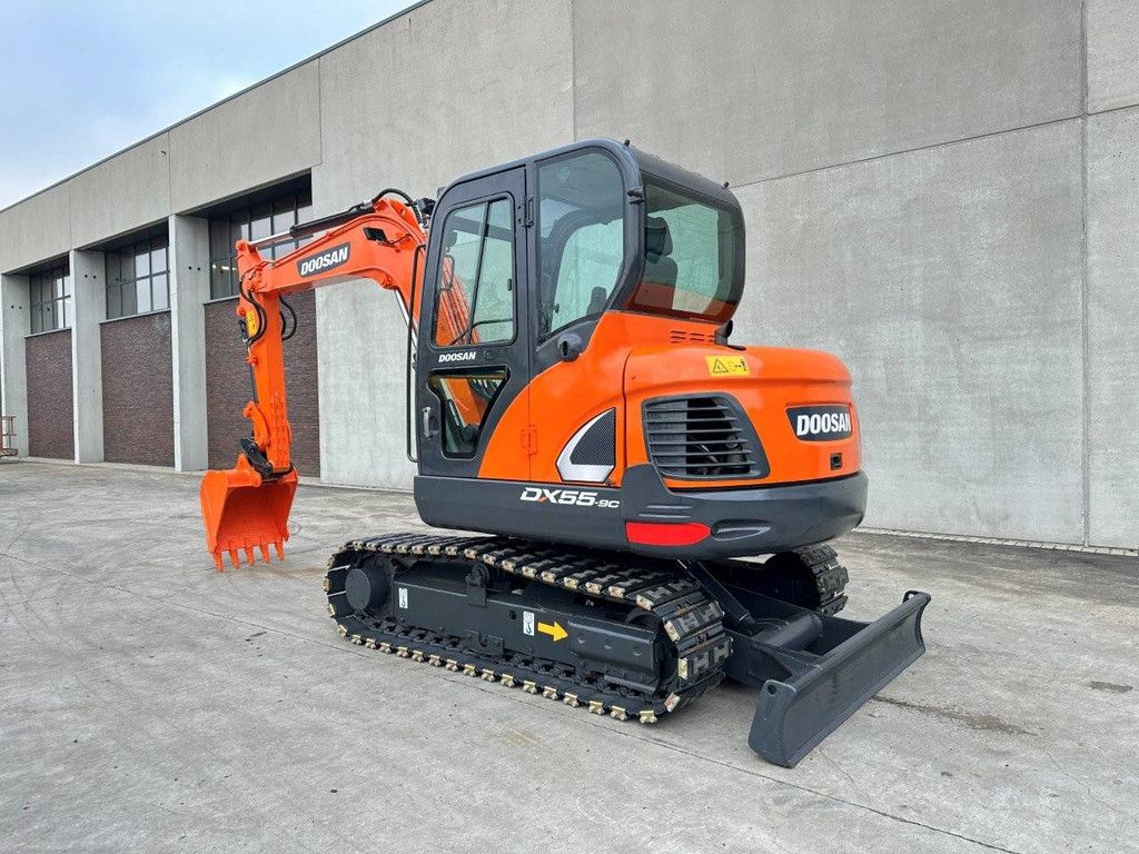 Doosan DX55-9C Diesel 36.2kW Crawler Excavator 2018