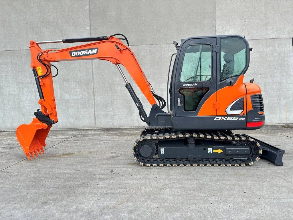 Doosan DX55-9C Diesel 36.2kW Crawler Excavator 2018