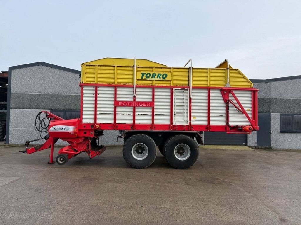 Loading Silage Wagon Pottinger Torro 5100L 2007