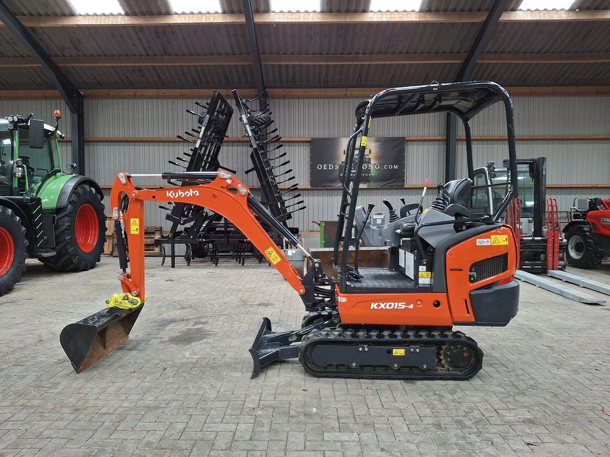 Kubota KX015-4 Canopy, minigraver, minikraan, BJ2023.