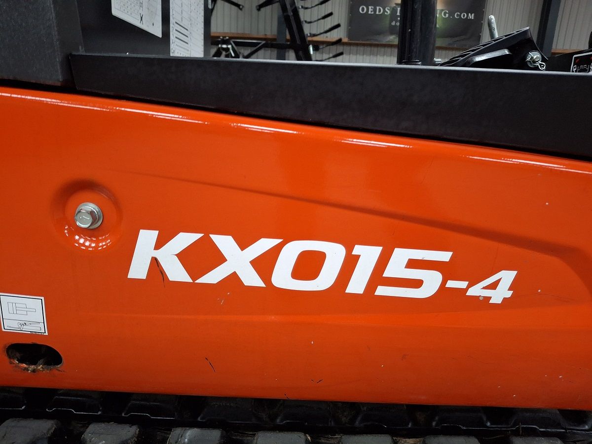 Kubota KX015-4 Canopy, minigraver, minikraan, BJ2023.