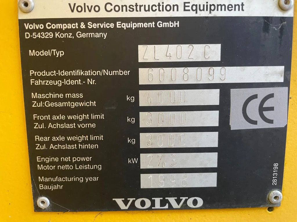 Zettelmeyer ZL 402 Shovel Loader