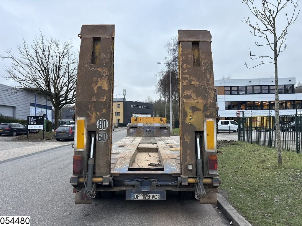 ACTM Lowbed 34000 KG, 250cm+2x22CM, Leaf suspension, Winch