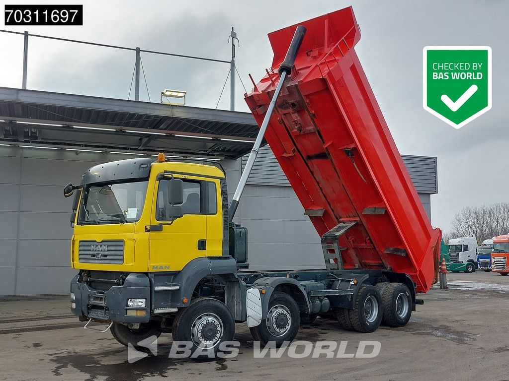 MAN TGA TGA 41.440 8X8 8x8 18m3 Meiller tipper Full Steel Suspension Big-Axle Euro 4
