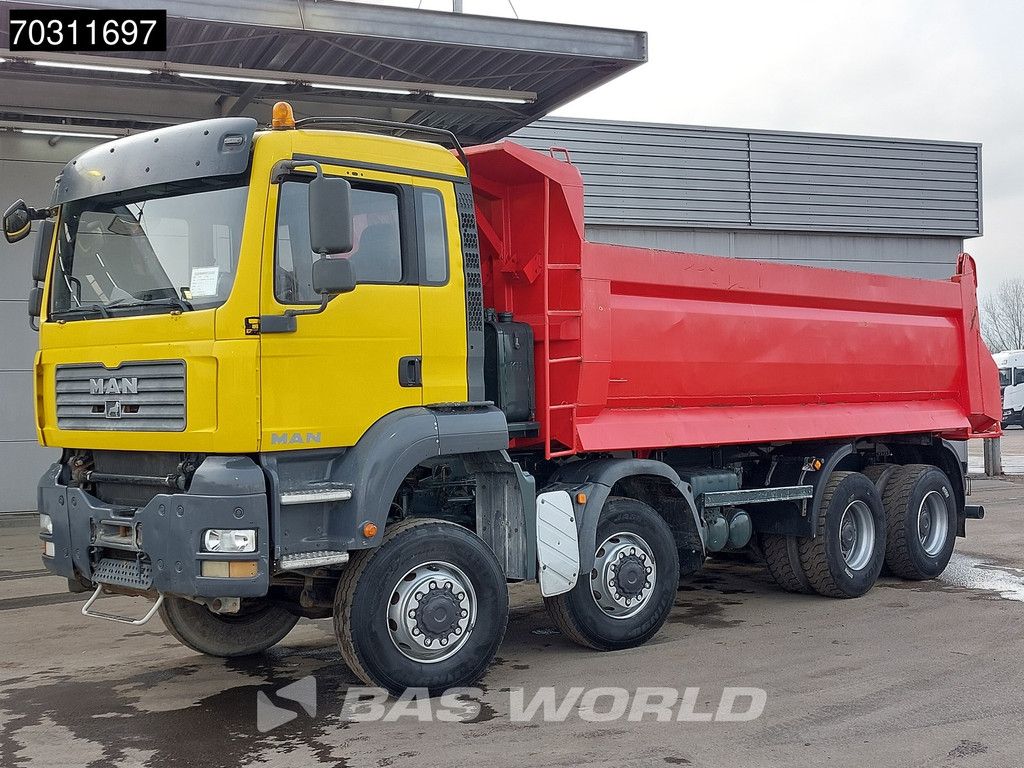 MAN TGA TGA 41.440 8X8 8x8 18m3 Meiller tipper Full Steel Suspension Big-Axle Euro 4