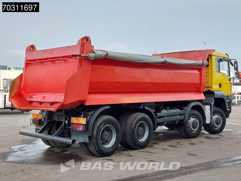 MAN TGA TGA 41.440 8X8 8x8 18m3 Meiller tipper Full Steel Suspension Big-Axle Euro 4