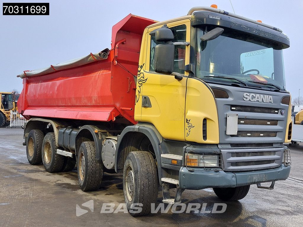 Scania G G420 8X6 8x6 18m3 KH tipper Steel Suspension Big-Axle Euro 4