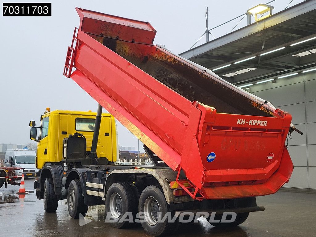 Scania G G420 8X4 8x6 18m3 KH Kipper Steel suspension Big-Axle Euro 4