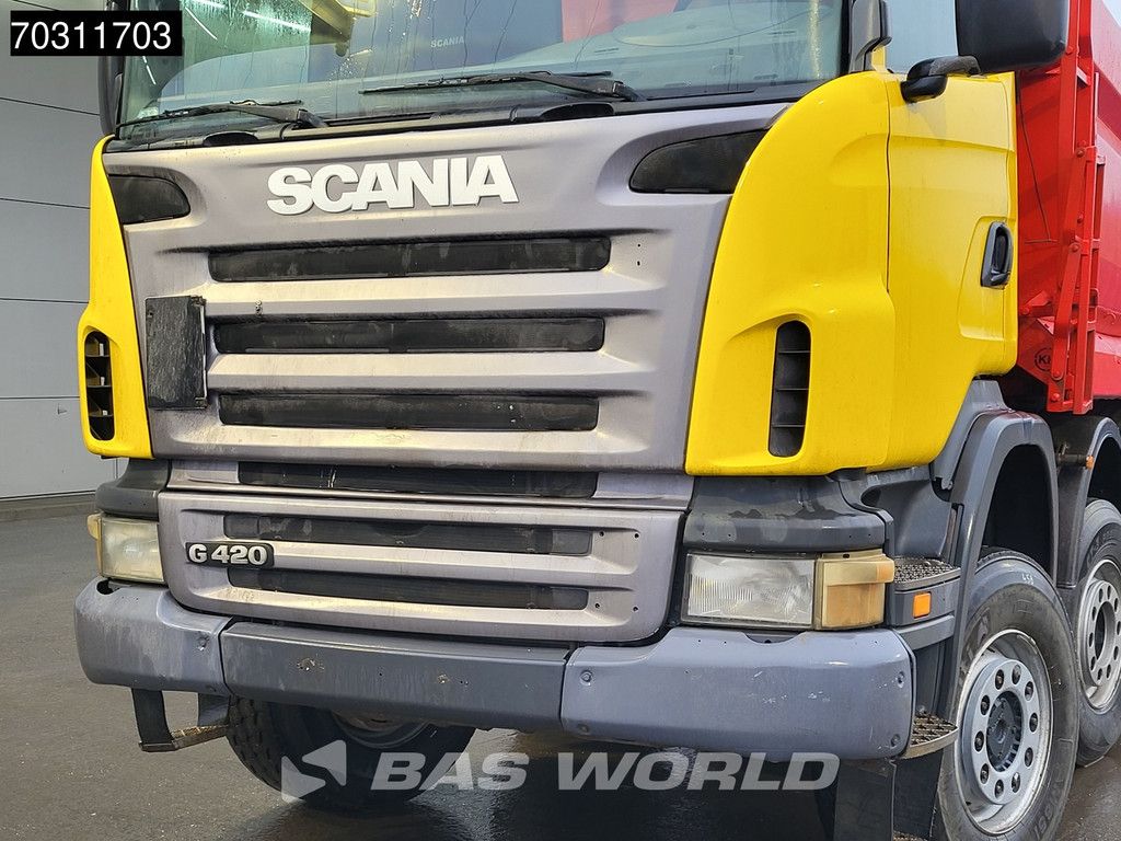 Scania G G420 8X4 8x6 18m3 KH Kipper Steel suspension Big-Axle Euro 4