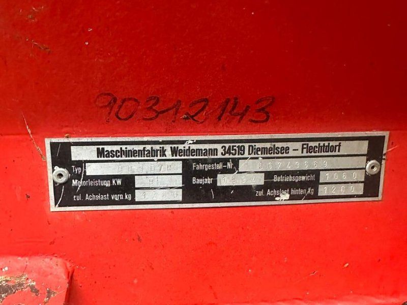 Weidemann 909B/R