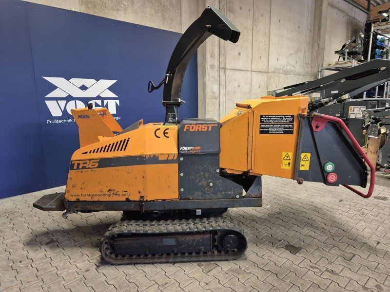 Först TR6 Holzhacker /Holzhäcksler mit Dieselmotor und Kettenfahrwerk-