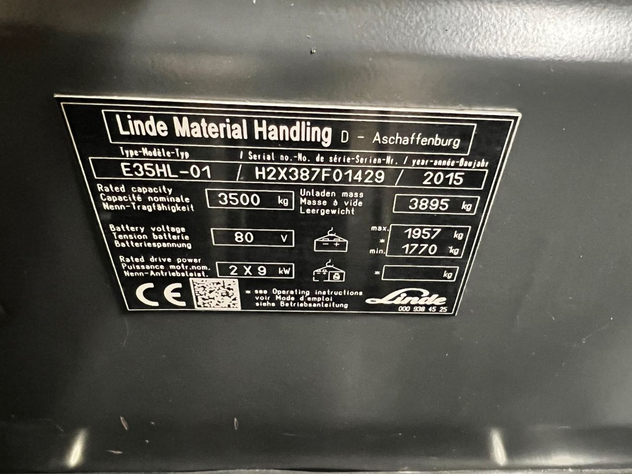 Linde E35HL-387